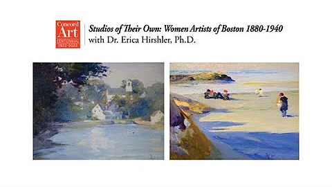 Lecture: Studios of Their Own: Women Artists of Boston 1880-1940 with Dr. Erica Hirshler Ph.D.