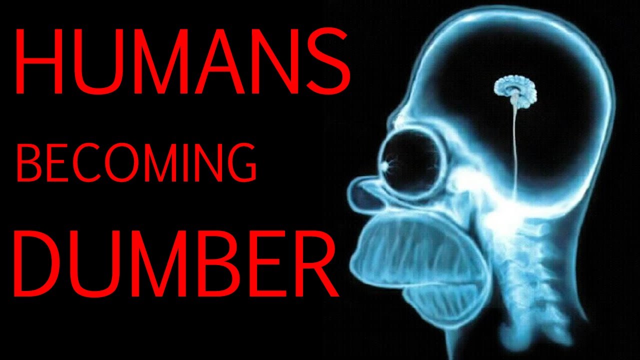 Are humans getting dumber