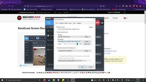 How to record your voice in Bandicam - 2021