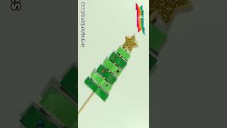Manualidades para Navidad. Árbol con tubos de cartón #navidad #manualidades #decoracion