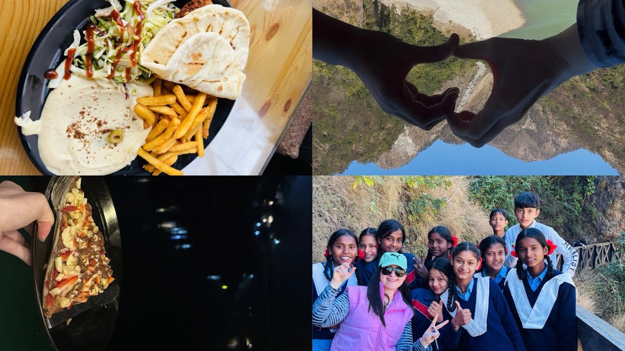 Hidden Trek Near Rishikesh 😍 | Mini Gartang Gali + Riverside Cafe Lunch 🍽️🌿and dinner 