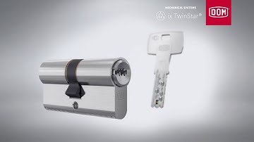 DOM ix TwinStar - The key has evolved - Mechanical Reversible Cylinder