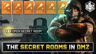 The SECRET ROOMS in DMZ and How to Unlock Them... (Fast & Easy Key Locations - WarZone 2 Season 1)