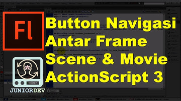 Membuat Tombol Navigasi Antar Frame dan Scene | Tutorial Adobe Flash (part 25)