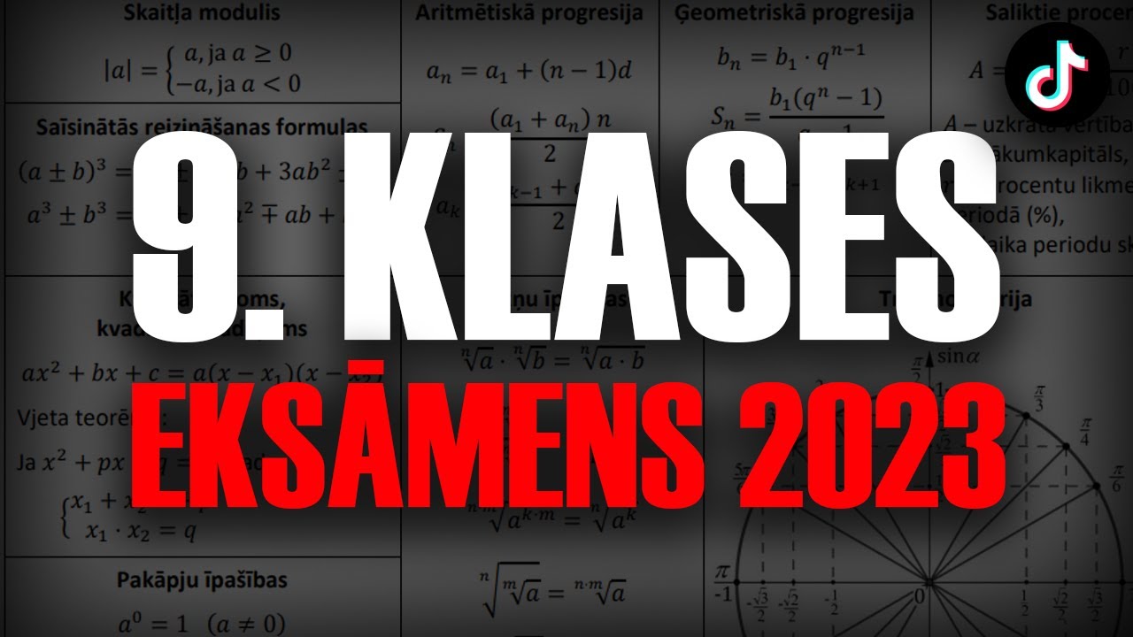 Kā atrisināt 9. klases 2023. gada eksāmenu? | TikTok Compilation