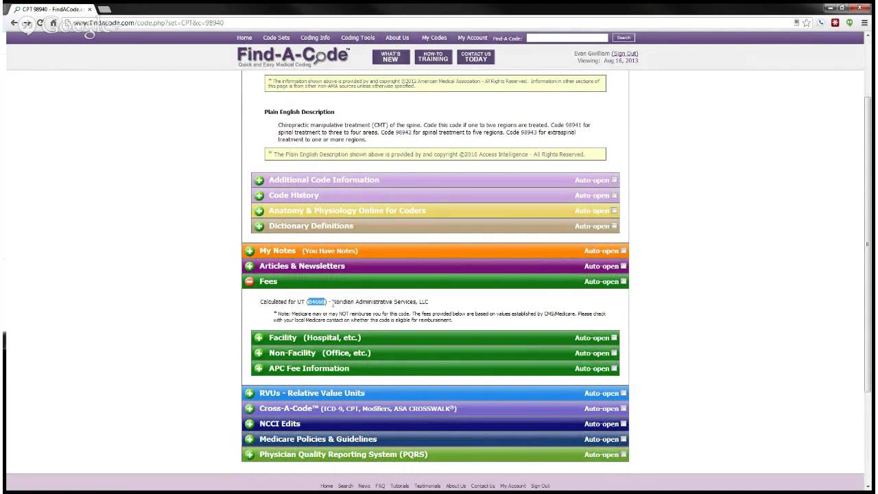FindACode Demo #3 - Code details