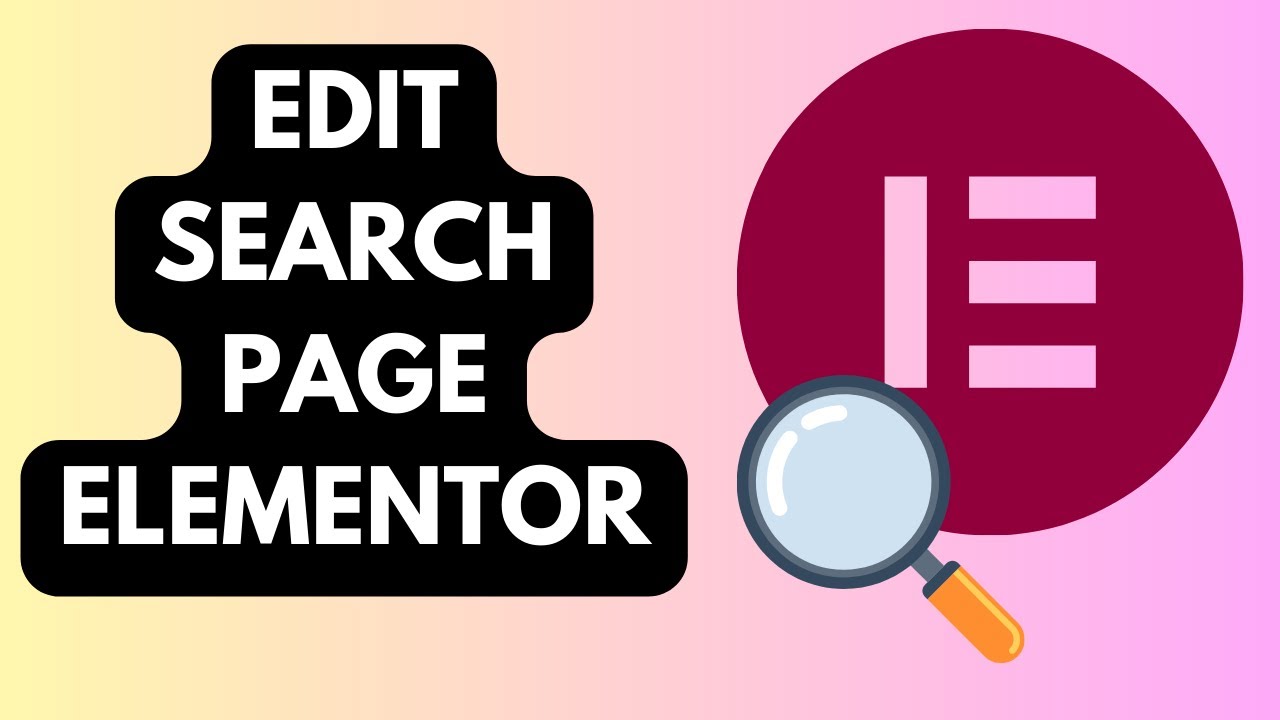 How to Edit Search Results Page in Elementor (2025 Tutorial)