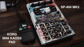 SP 404 MK2 with the Korg Mini Kaoss Pad