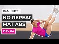 10-Minute Mat Abs: Day 4