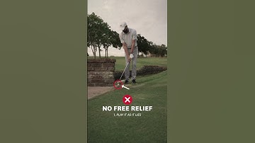 Do you get free relief from an immovable obstruction that’s in a penalty area? | USGA Rules of Golf