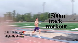 1500M Track Workout