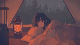 Heavy Rain on Tent (No Music) | Cozy Camping Ambience for Deep Sleep & Insomnia Relief 9 Hours