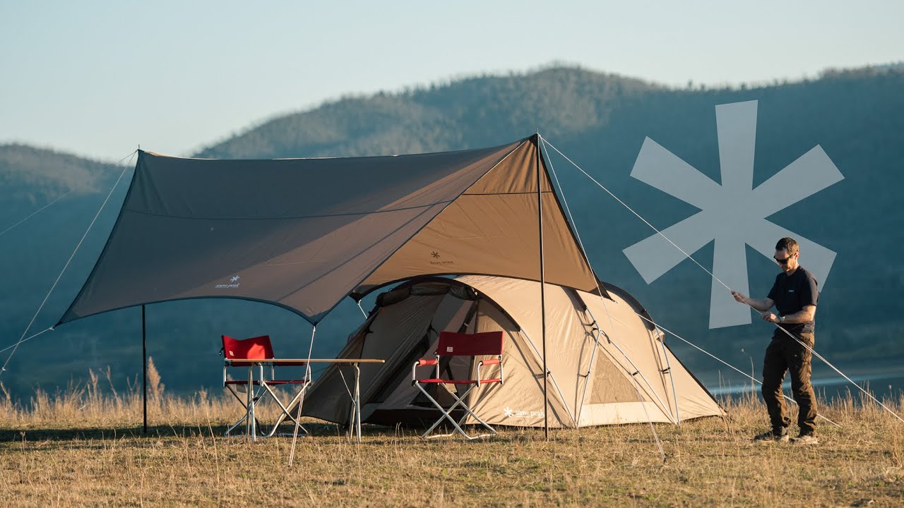 Dream Setup for Car Campers | Snow Peak Land Nest Tent Tarp Set | FULL WALKTHROUGH