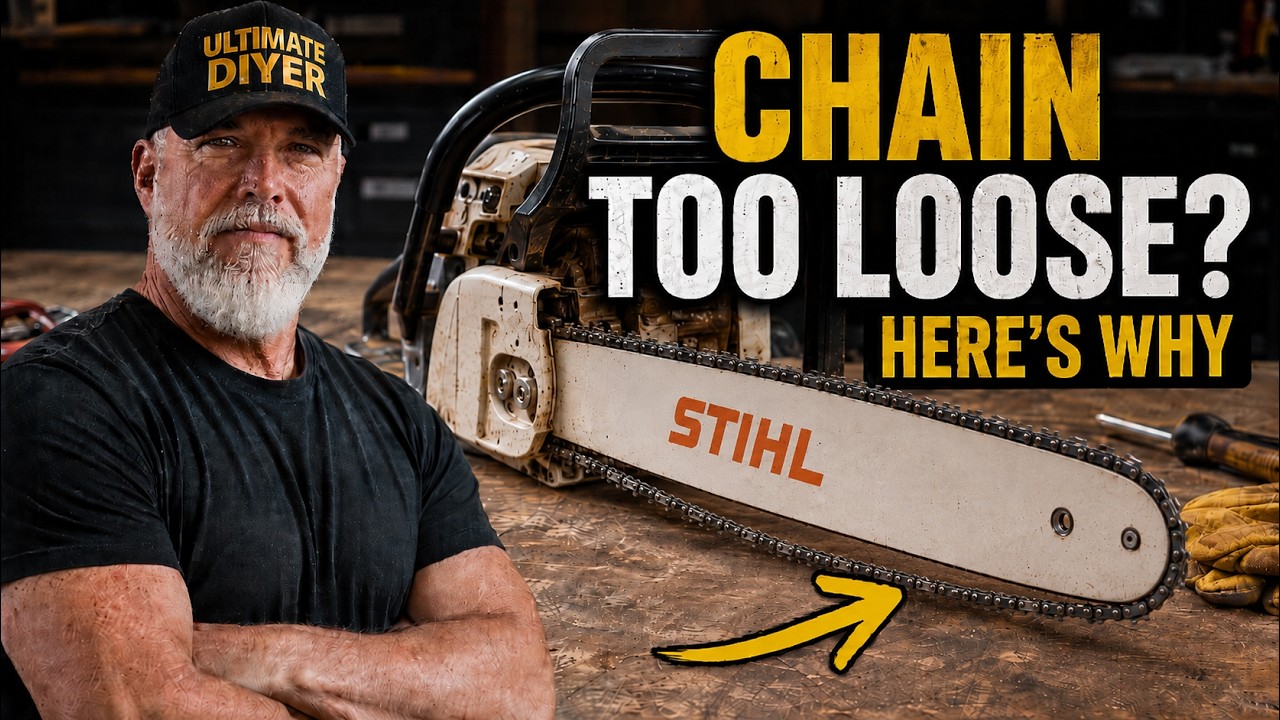 Chainsaw Chain Keeps Coming Loose Here’s Why - YouTube