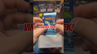 20 year old magic pack opened?! #mtg #vintagemtg #magicthegathering #tcg