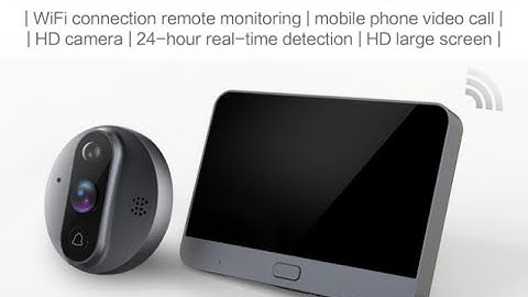 TUYA Wifi Video Doorbell With Screen Viewer