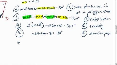 Geo 8.3 (2 of 4) Parallelograms, Proving a Quadrilateral is a Parallelogram.mp4