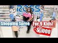 SPRING SUMMER ROSS Shopping Spree For 9 Kids!| How Much Did We Spend?