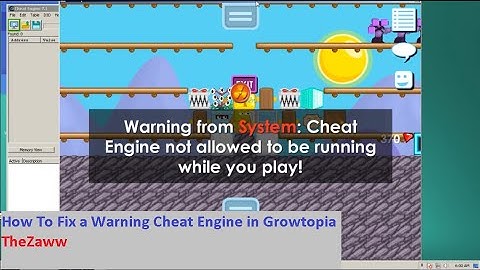How to Fix Cheat Engine Warning Growtopia