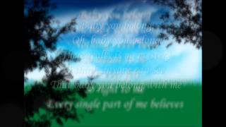 Faith Hill - Baby you belong Lyrics