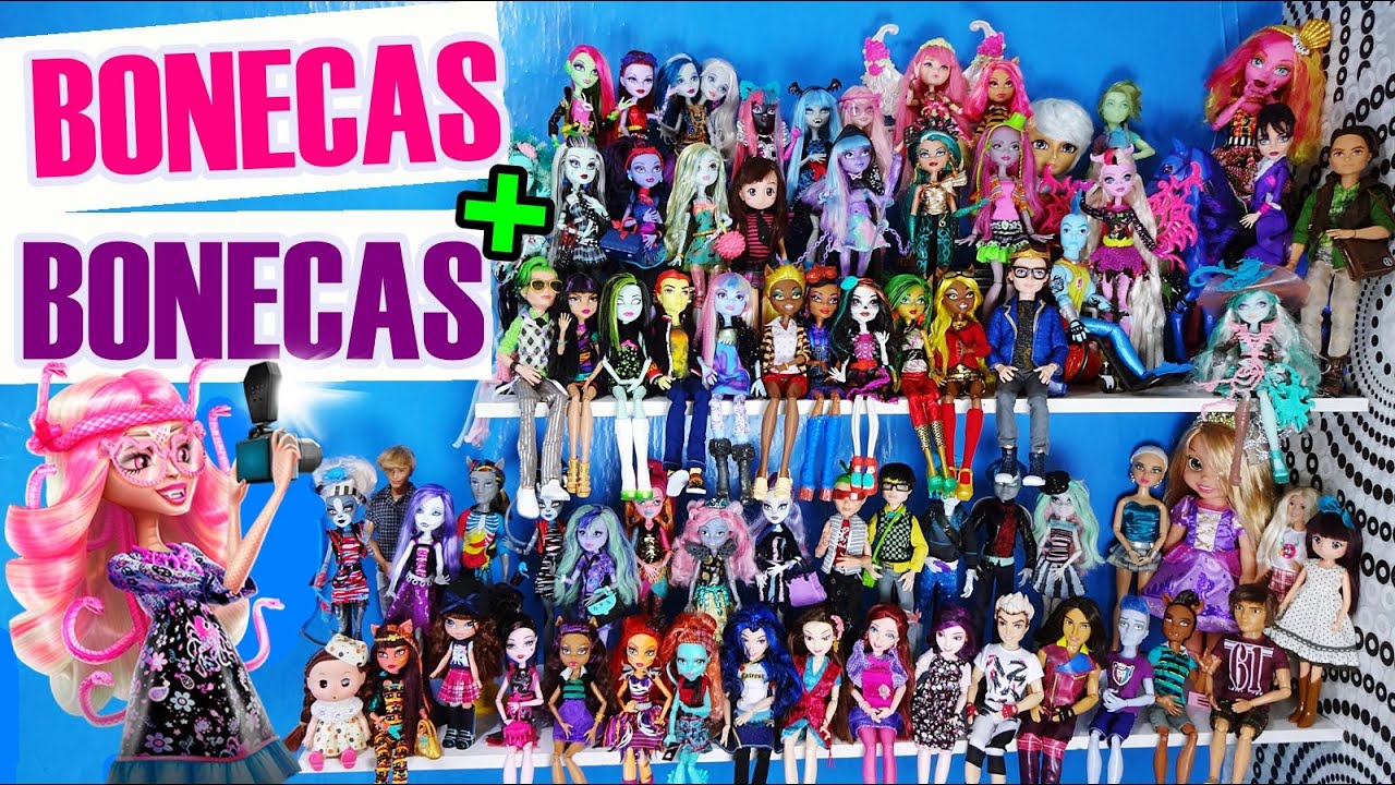 MINHA COLEÇÃO DE MONSTER HIGH