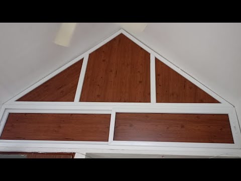 Triangular window Site fittings complete #upvc #short #trending - YouTube