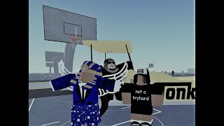 Playing Simple Basketball in Roblox with randoms!!