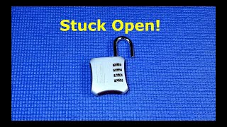 (200) Master Lock 653D - Stuck open! How to recover your lost combination screenshot 5