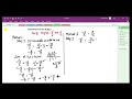 Comparison of two rational numbers