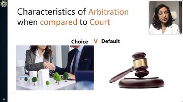 Webinar on Arbitration: A form of Alternative Dispute Resolution | Ms. Reshma Oogorah, FCIArB
