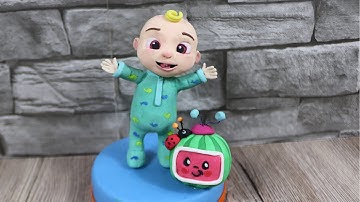 Hoe Cocomelon en JJ te maken van Fondant Cake Topper
