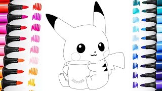 Coloring Pokemon Coloring style