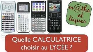 Quelle calculatrice pour spé maths ?