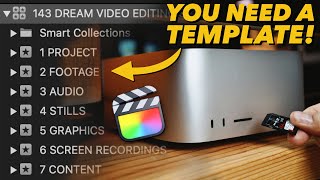 Tired 😫 of Disorganized Footage? Get Organized NOW With These Finder & Final Cut Pro Templates