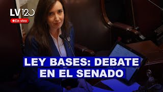 LEY BASES: EL DEBATE EN EL SENADO