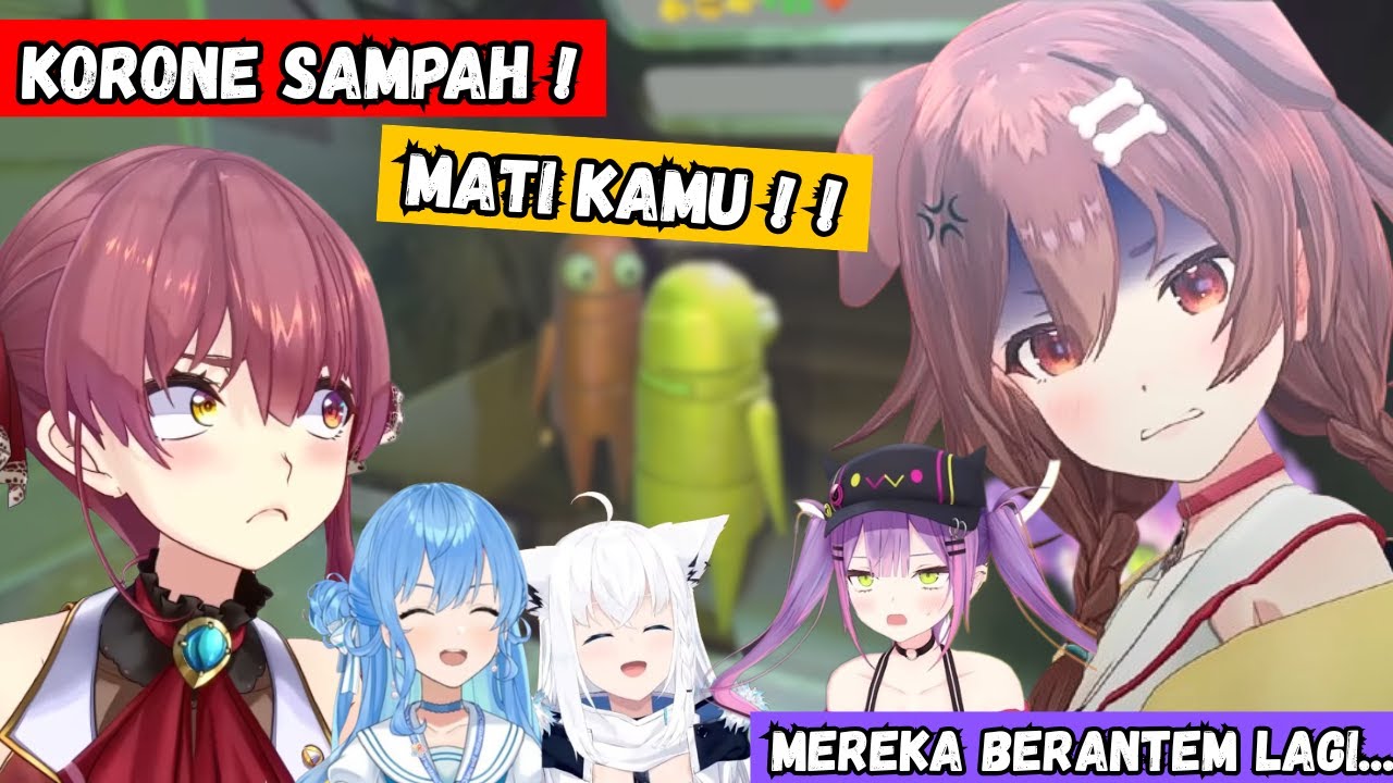 Marine dan Korone yang Selalu Berantem Setiap Kali Bertemu di REPO | Hololive Sub id