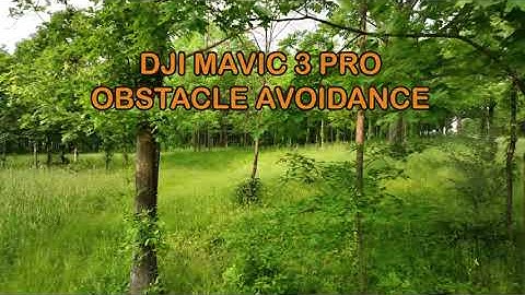 DJI Mavic 3 Pro Obstacle Avoidance attempt.