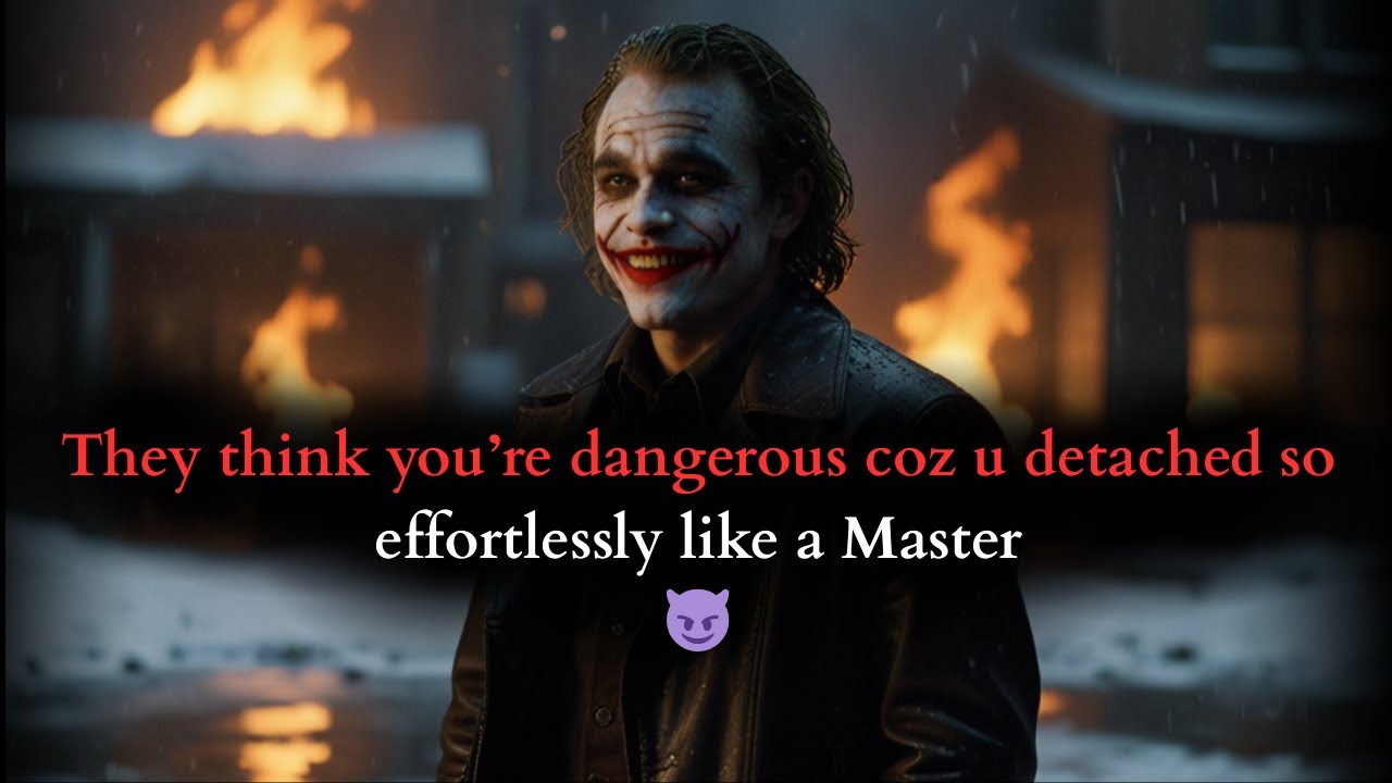 Они считают тебя опасным, потому что ты так легко отстранился от них, словно настоящий Мастер 💀
