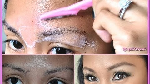 HOW TO USE A BROW RAZOR to ARCH, GROOM, SHAPE EYEBROWS!