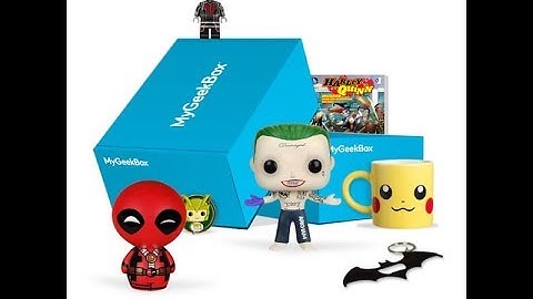 My Geek Box Lite Unboxing August 2017