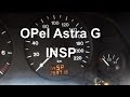 Opel Astra G Oil Service Indicator Light Reset/ Kasowanie Inspekcji