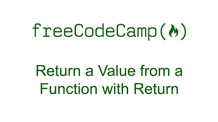 Return a Value from a Function with Return - Free Code Camp