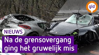 Vier Nederlanders overleden na crash met Porsches in Duitsland