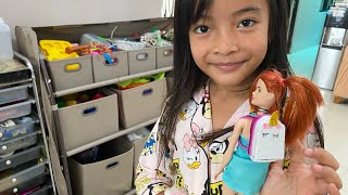 DIY Tas Unicorn untuk Barbie | Zara Cute bikin Aksesoris Mainan Anak sendiri