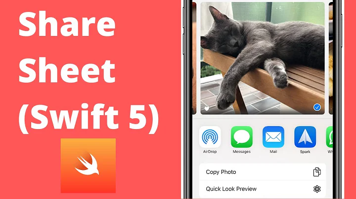 Creating Share Sheet in App - (Swift 5, Xcode 12, UIActivityViewController) - iOS Development