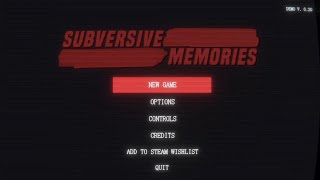 Omi Plays the Subversive Memories Demo