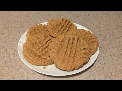 3-ingredient Peanut Butter Cookies