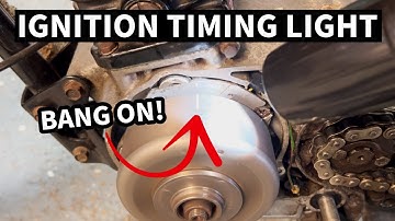 How to use an Ignition Timing Light - Honda CG125