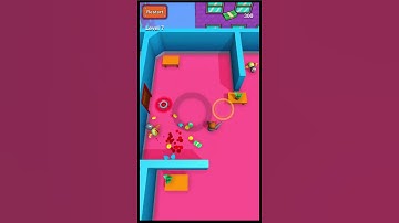 Unity Game Template – Shooter Agent Gameplay!  #games #shorts #unity3d