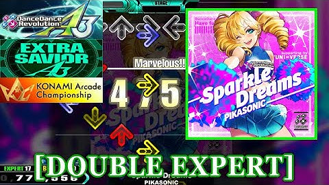 【DDR A3】 Sparkle Dreams / PIKASONIC [DOUBLE EXPERT] 譜面確認+Clap